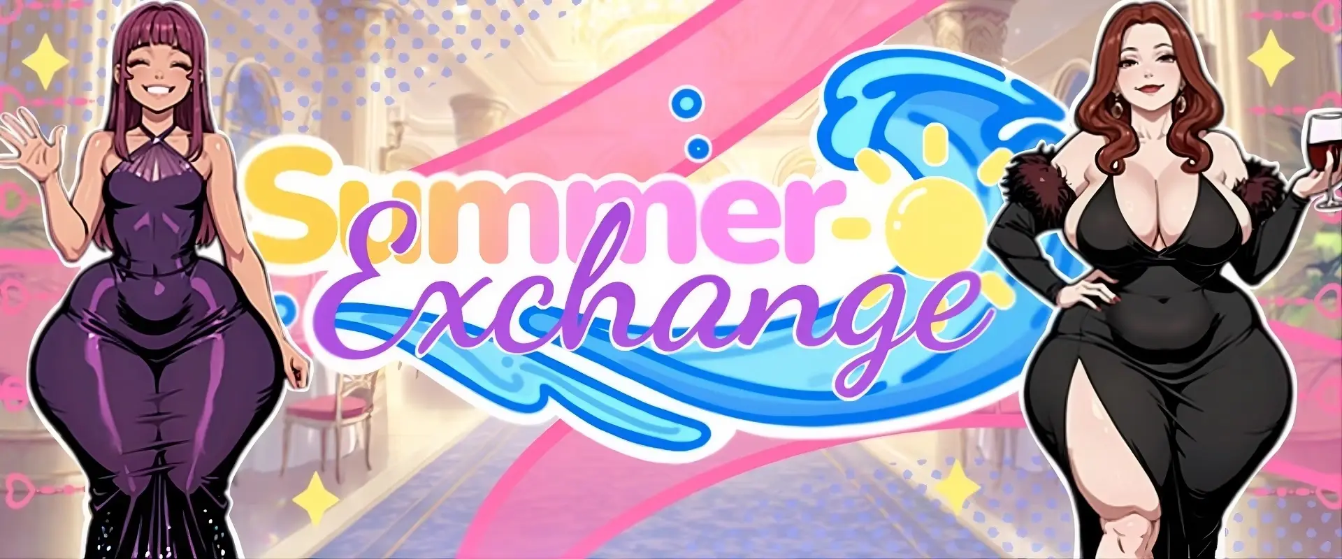 Summer Exchange cover 0.2 – Godot adult game by JellyPixStudio free download