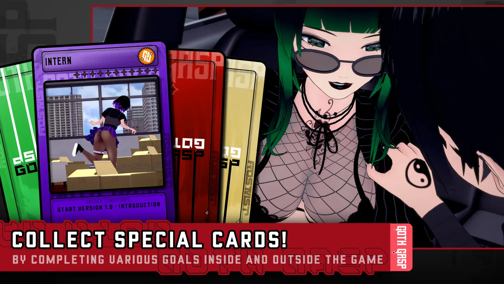 Goth Gasp gameplay screenshot 9 (Ren'Py adult game) by Frost Mist – free download