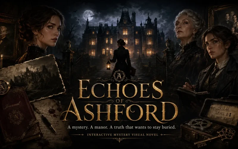 Echoes of Ashford cover 1.2 Alpha – HTML adult game by Inkbound free download