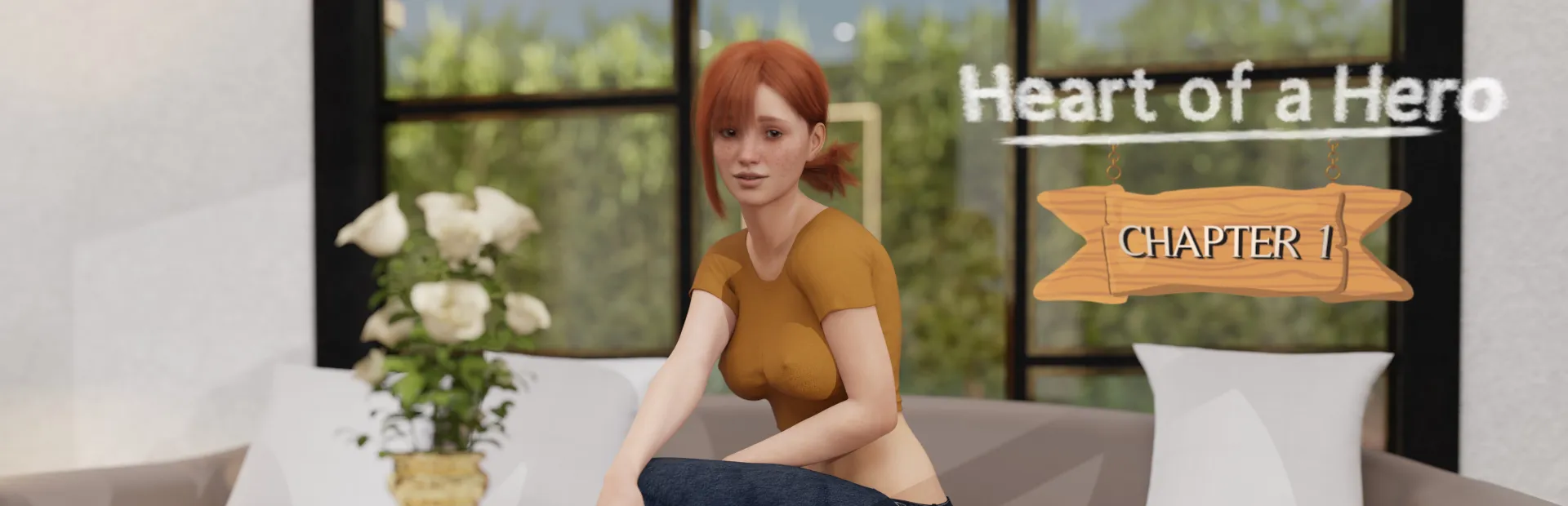 Heart of a Hero cover Ch.1 – Ren'Py adult game by Kenningsly free download
