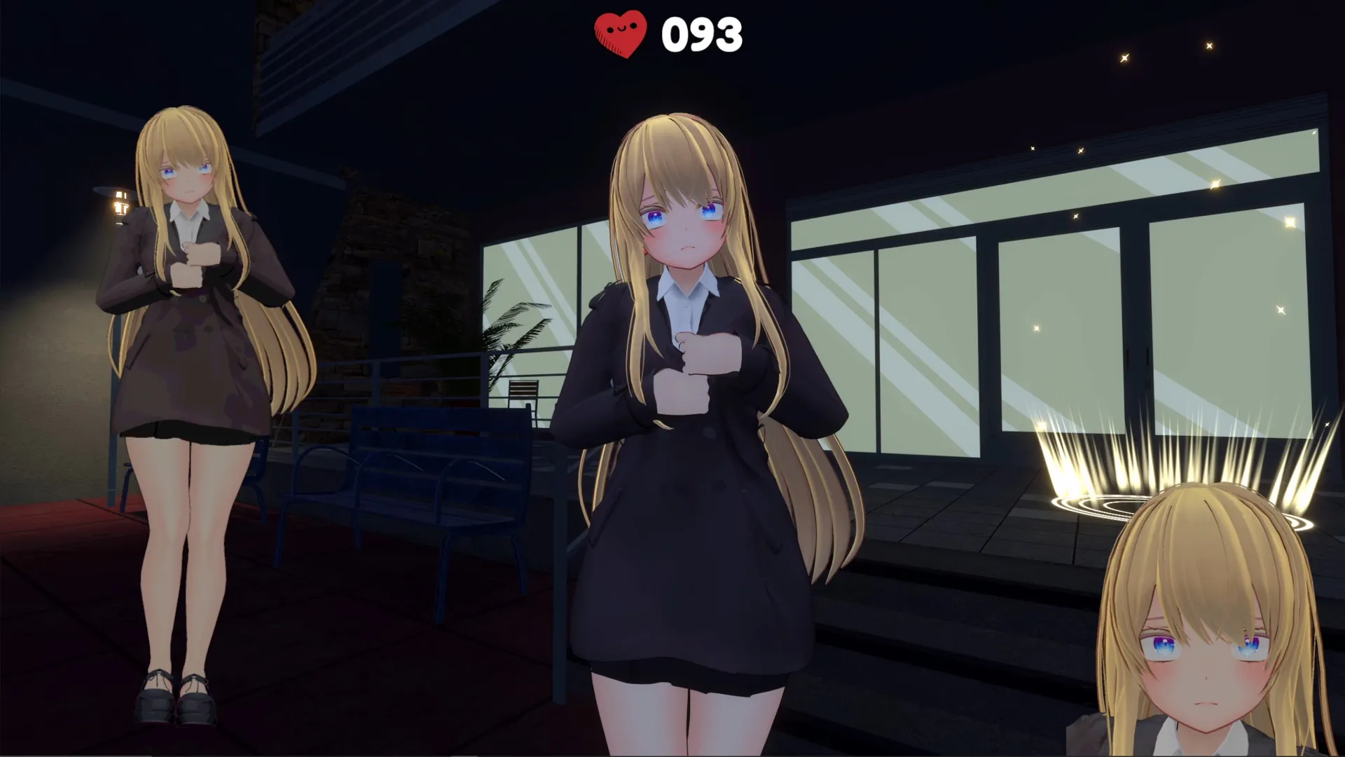 Moeka: Exposure’s Temptation gameplay screenshot 11 (Unity adult game) by ShyGirlTeam – free download