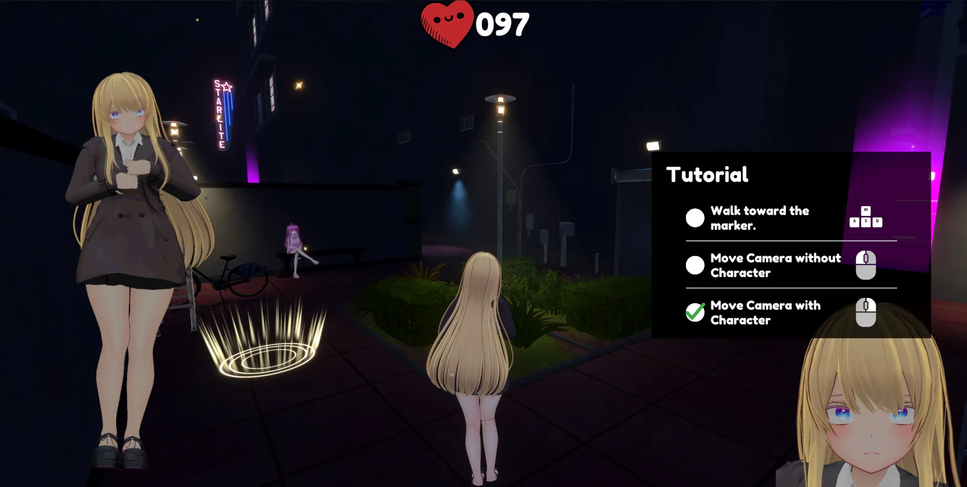Moeka: Exposure’s Temptation gameplay screenshot 10 (Unity adult game) by ShyGirlTeam – free download