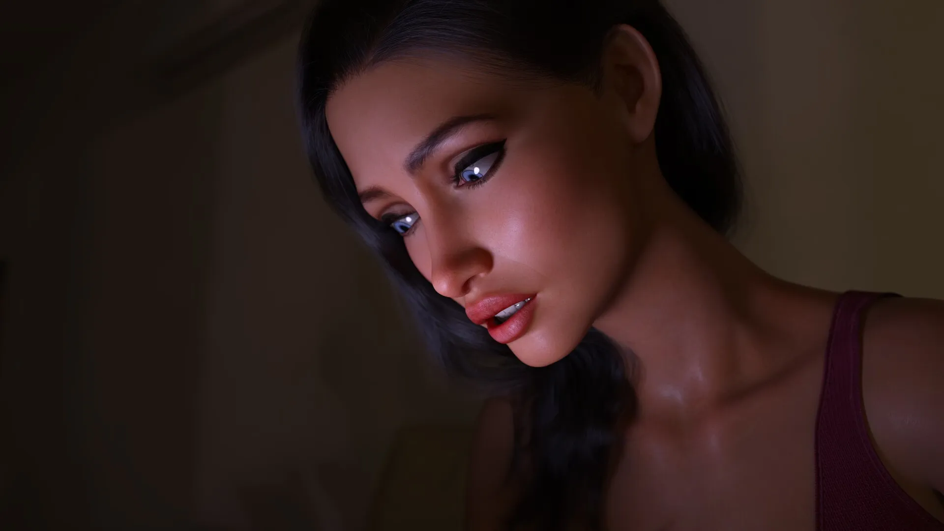 Between Us: Reckoning gameplay screenshot 14 (Ren'Py adult game) by Magicstick Studio – free download