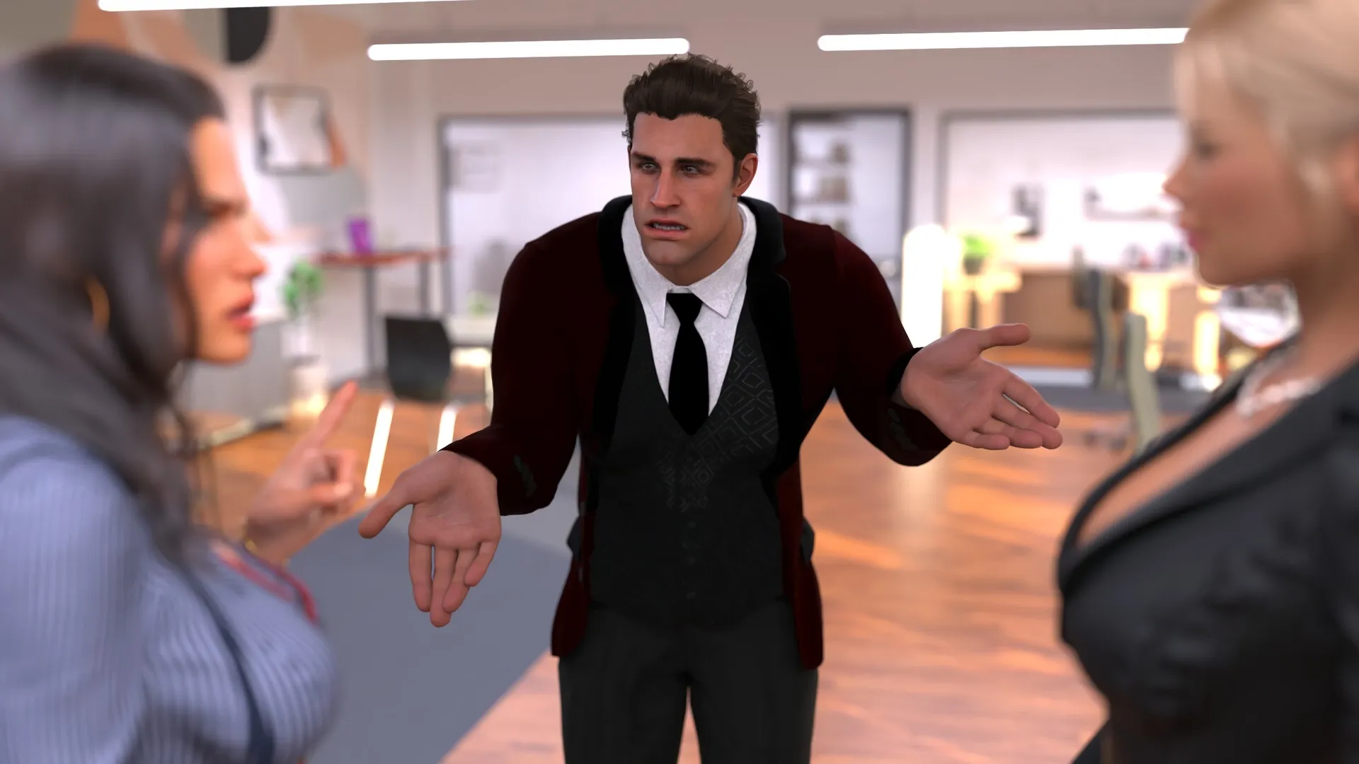 Between Us: Reckoning gameplay screenshot 19 (Ren'Py adult game) by Magicstick Studio – free download