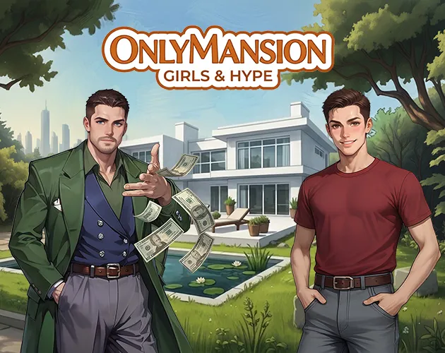 OnlyMansion: Girls & Hype gameplay screenshot 3 (Ren'Py adult game) by Incand Studio – free download