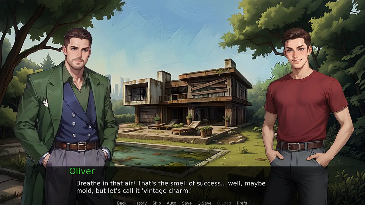 OnlyMansion: Girls & Hype gameplay screenshot 2 (Ren'Py adult game) by Incand Studio – free download