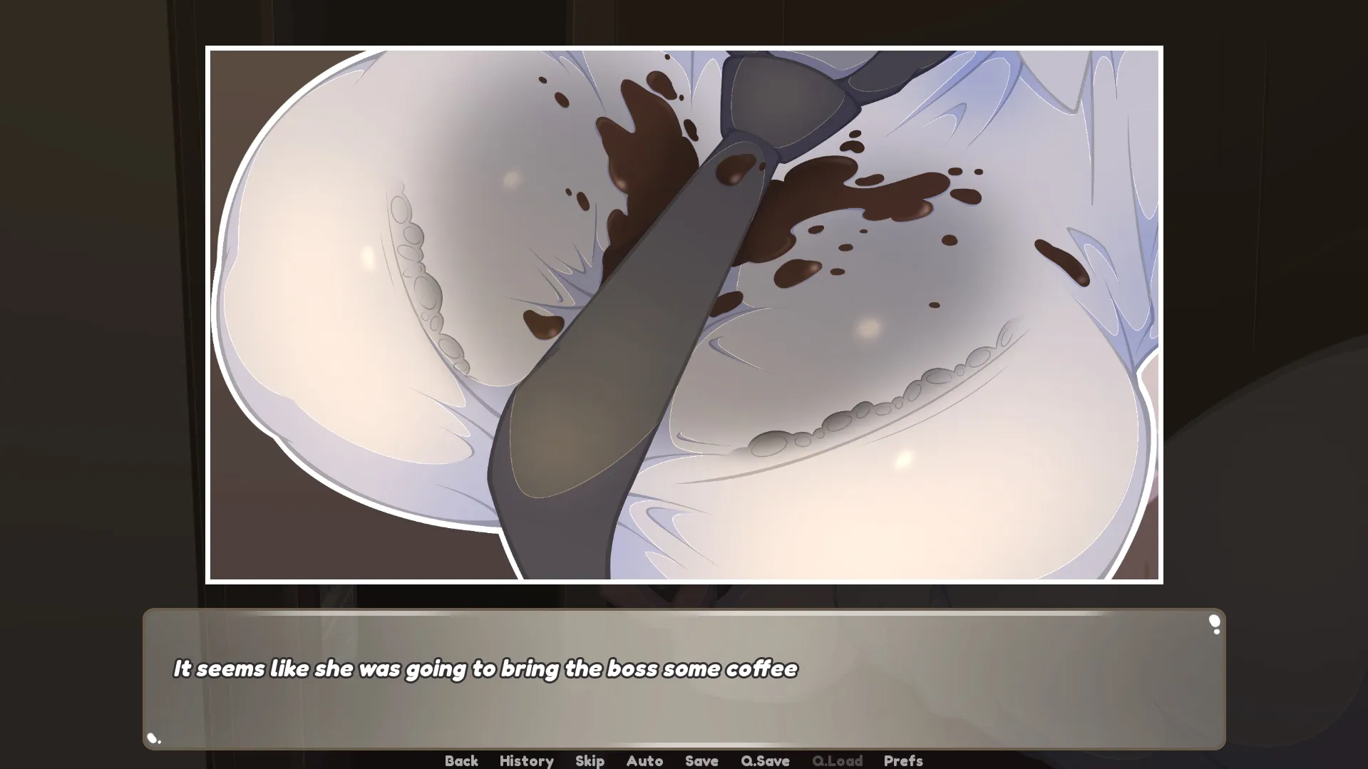 Office Routine gameplay screenshot 3 (Ren'Py adult game) by furmirui – free download