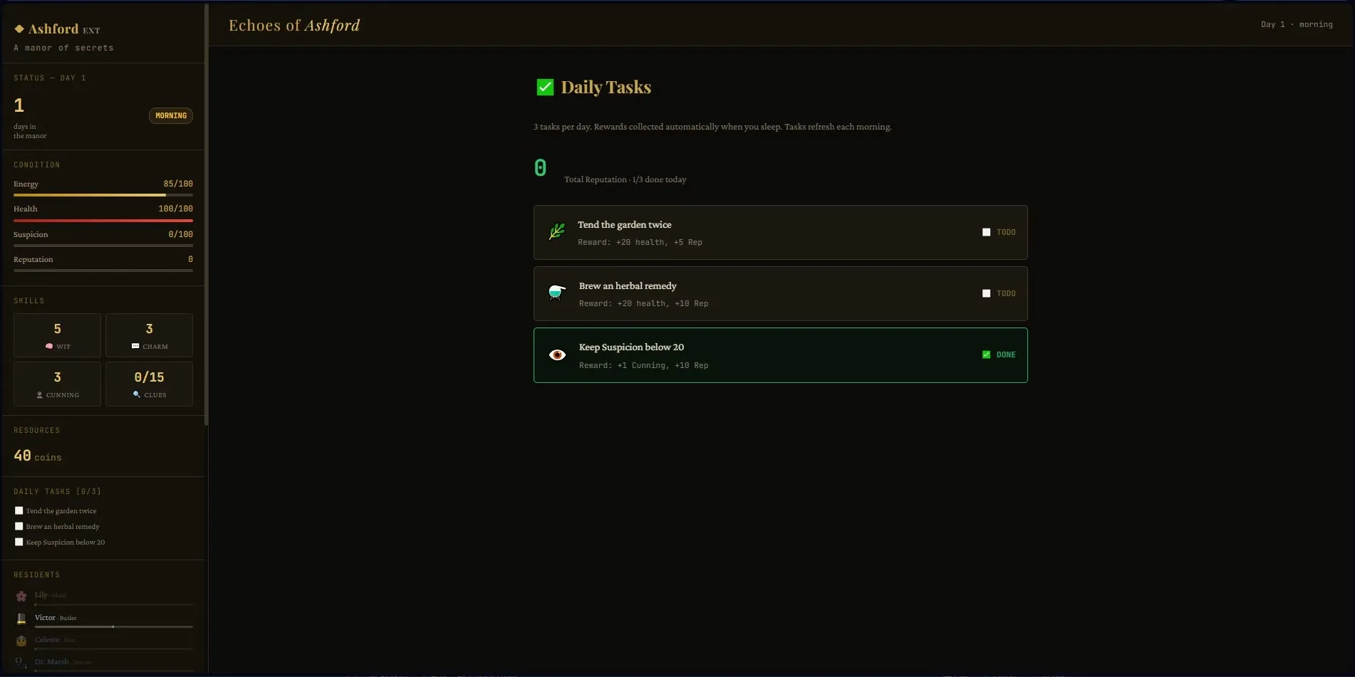 Echoes of Ashford gameplay screenshot 3 (HTML adult game) by Inkbound – free download