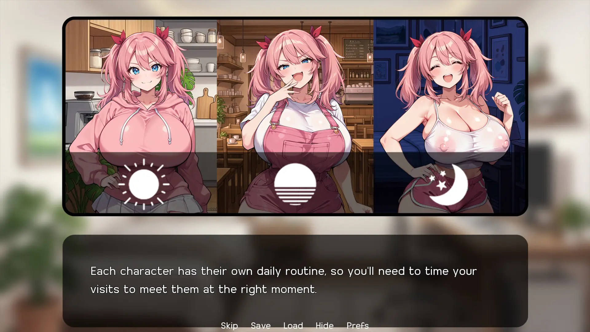 Pure Paradise gameplay screenshot 8 (Ren'Py adult game) by Shark303 Studio – free download