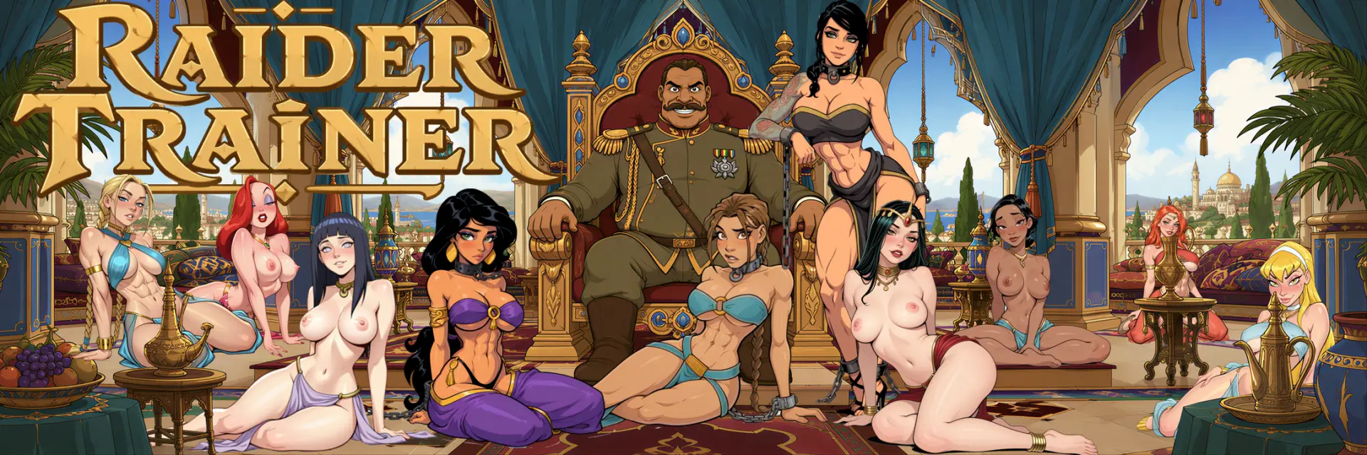 Raider Trainer cover 0.06.4 – Ren'Py adult game by Overworked Peon free download
