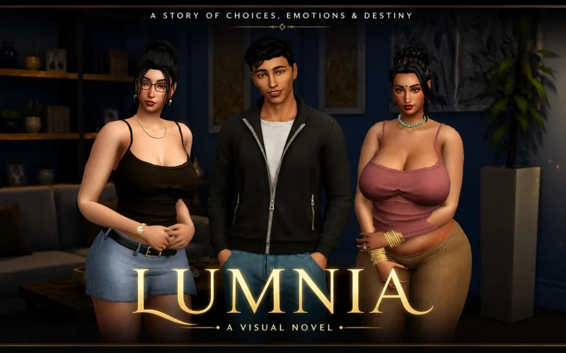 Lumnia cover 1.0 – Ren'Py adult game by LoverBoyStudios free download