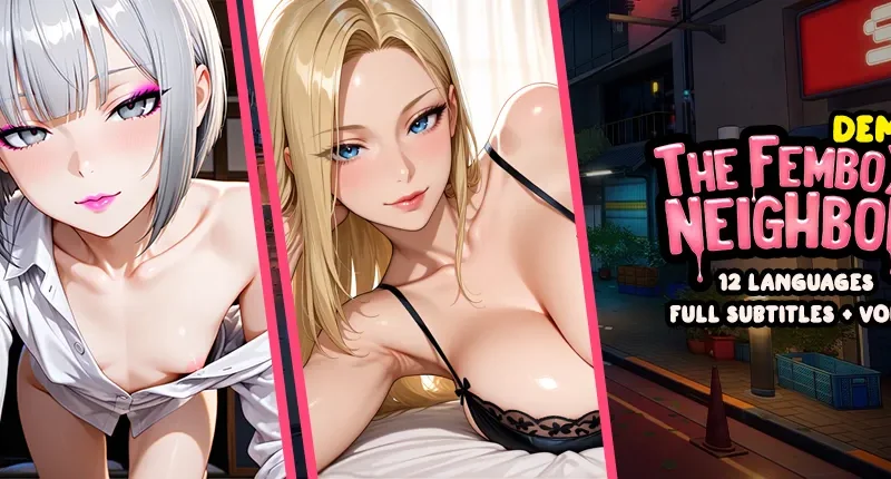 The Femboy Neighbor cover 1.1 – Ren'Py adult game by DesireFox free download