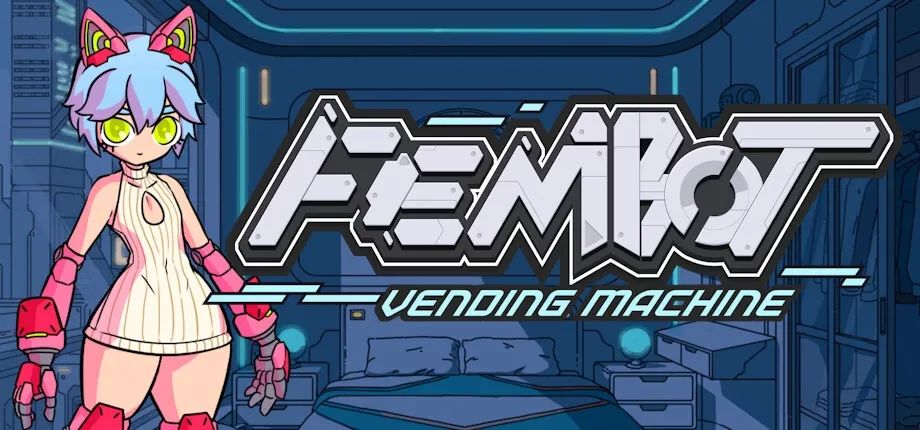 Fembot Vending Machine gameplay screenshot 1 (Godot adult game) by Strange Girl – free download