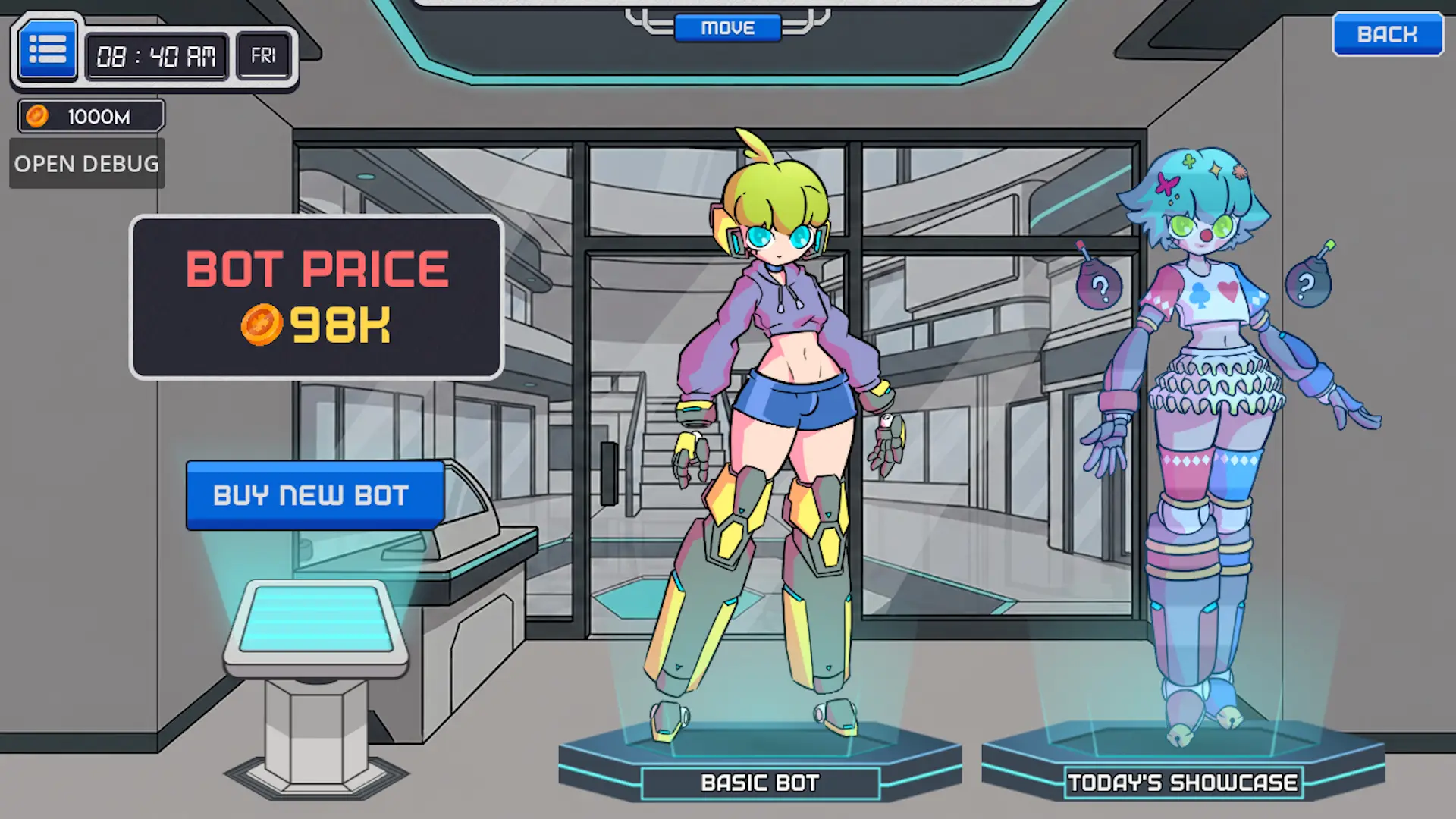 Fembot Vending Machine gameplay screenshot 8 (Godot adult game) by Strange Girl – free download