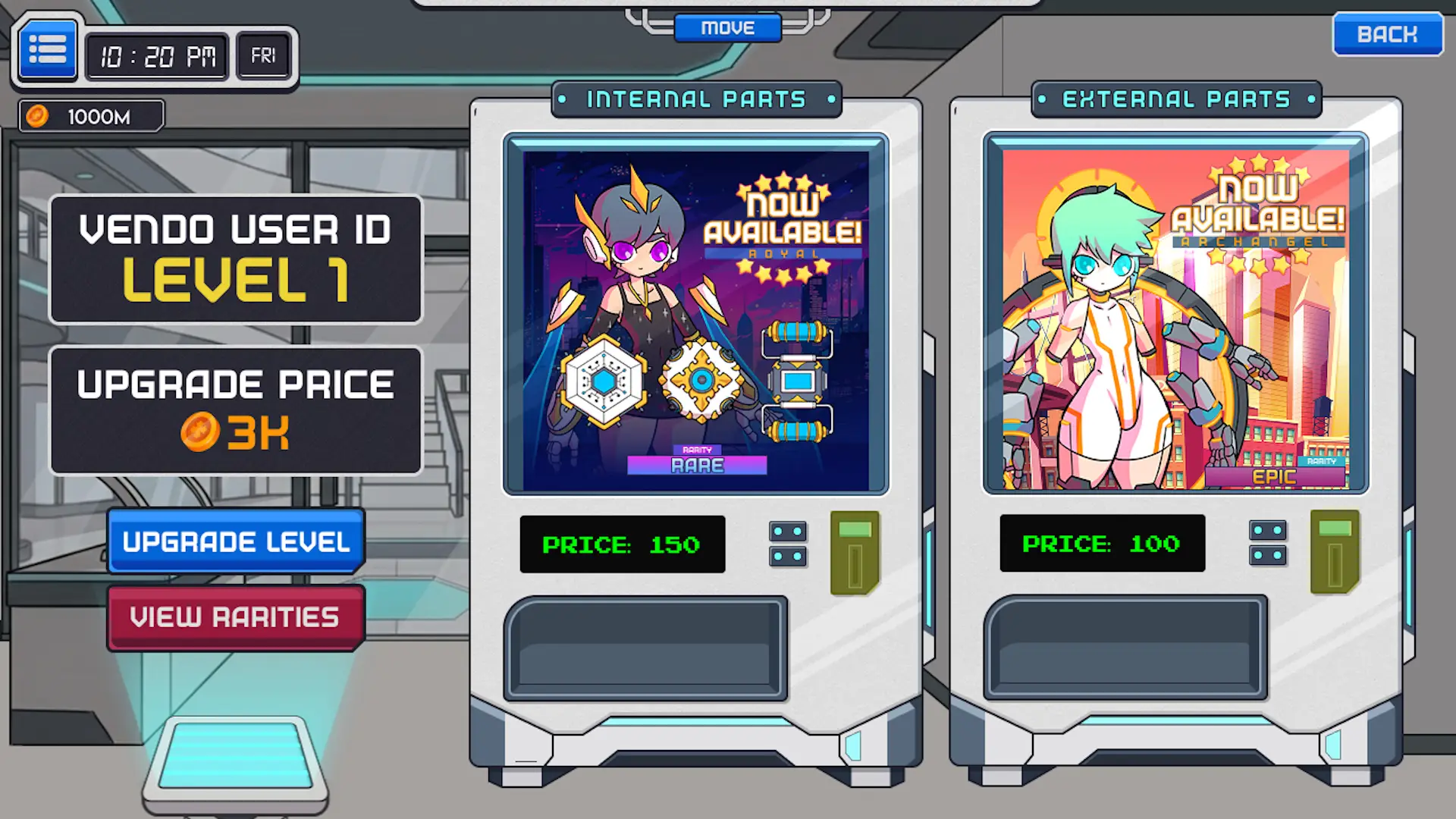 Fembot Vending Machine gameplay screenshot 3 (Godot adult game) by Strange Girl – free download
