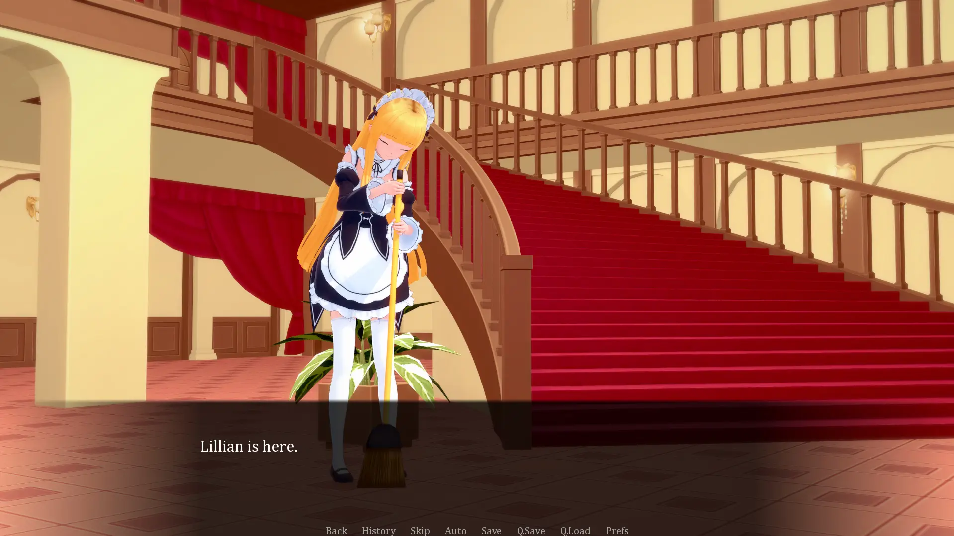 Blood Control – The Maids of Berwick Manor gameplay screenshot 1 (Ren'Py adult game) by DeadPlay Games – free download