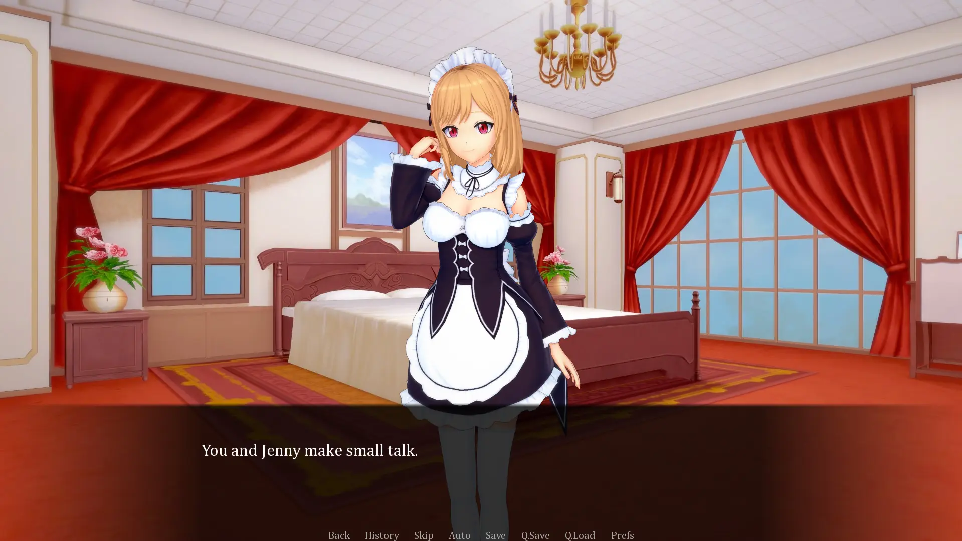 Blood Control – The Maids of Berwick Manor gameplay screenshot 2 (Ren'Py adult game) by DeadPlay Games – free download