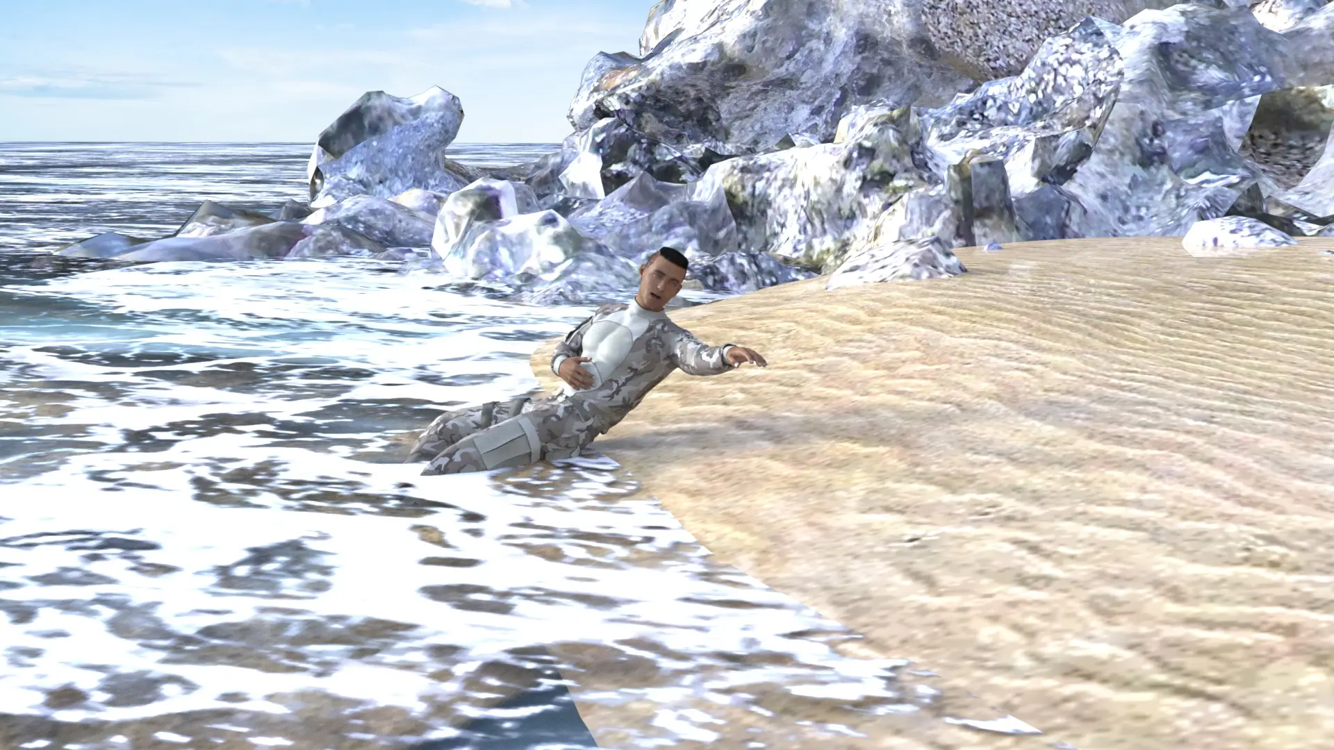 Island of Lost Horizons gameplay screenshot 3 (Ren'Py adult game) by Phantom3D – free download