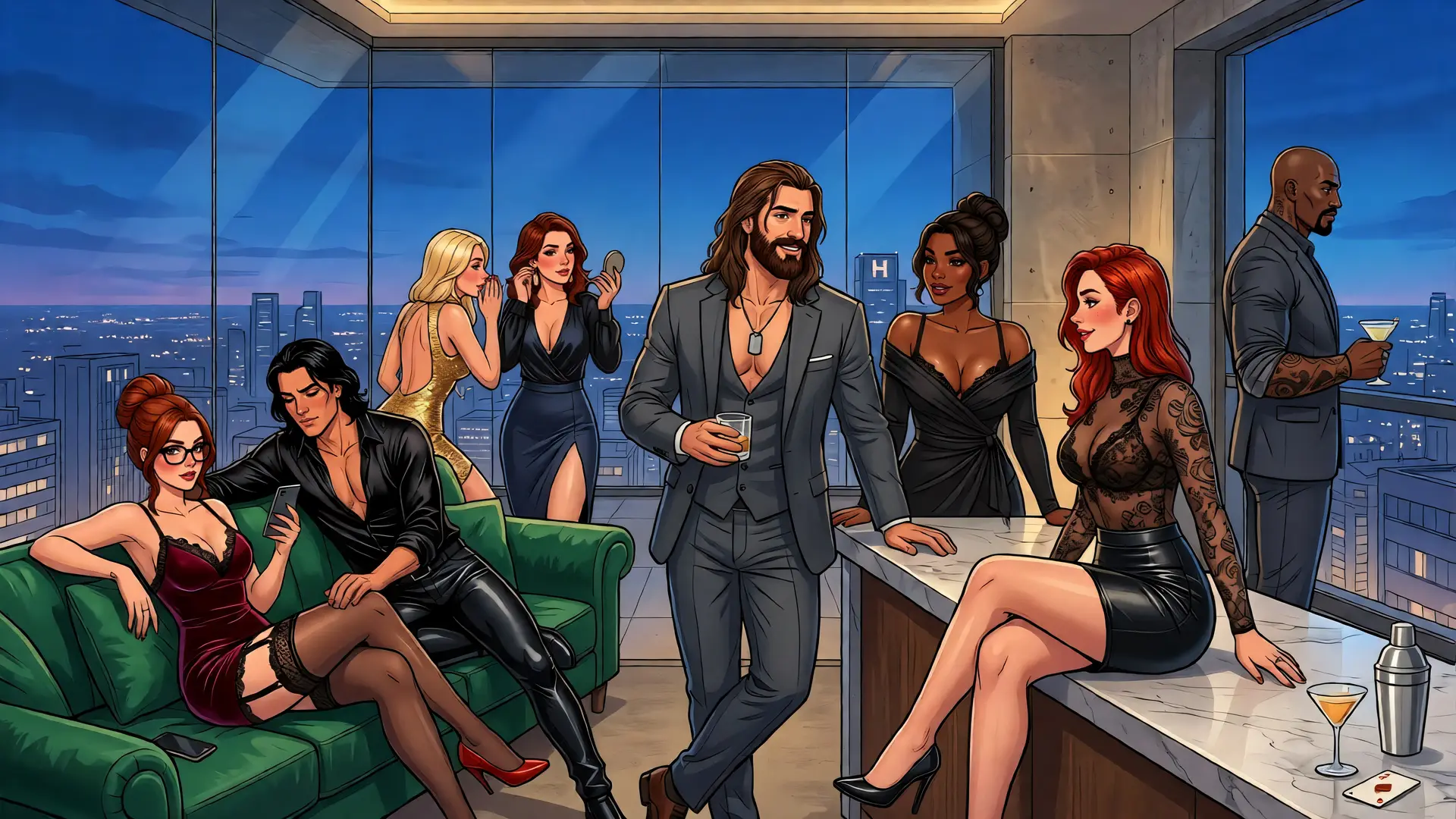 Shores of Connection cover 0.2 – Ren'Py adult game by Rugpull Studios free download