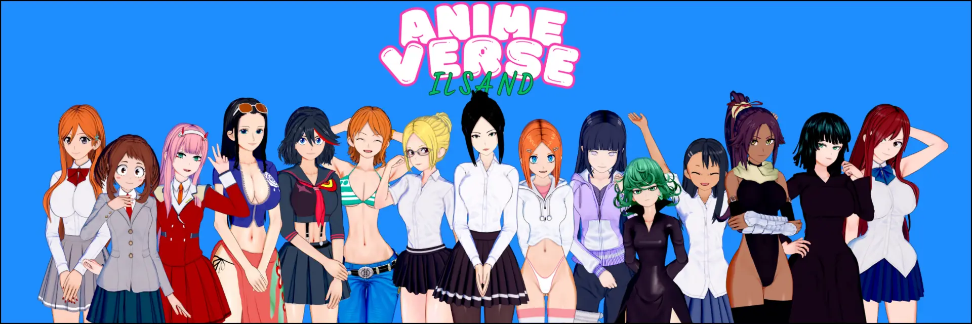 Animeverse Island cover 0.923 – Ren'Py adult game by Pink Gum free download