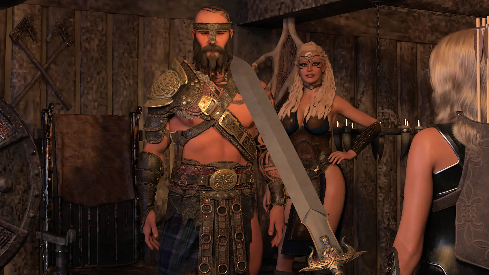 4 Kingdoms Supremacy gameplay screenshot 3 (Ren'Py adult game) by Piggy Nose Games – free download