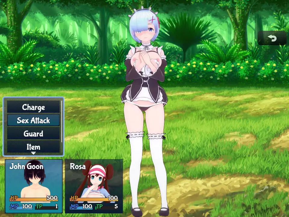 BFW – Battle Fuck Waifus gameplay screenshot 1 (Ren'Py adult game) by WaifuPoly – free download