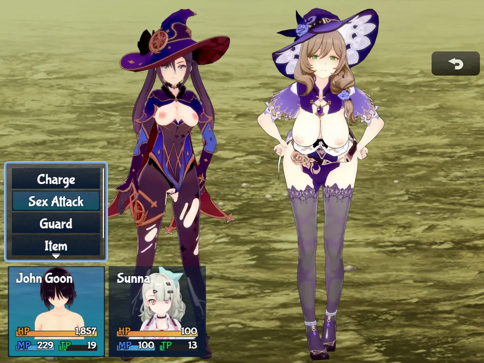 BFW – Battle Fuck Waifus gameplay screenshot 2 (Ren'Py adult game) by WaifuPoly – free download