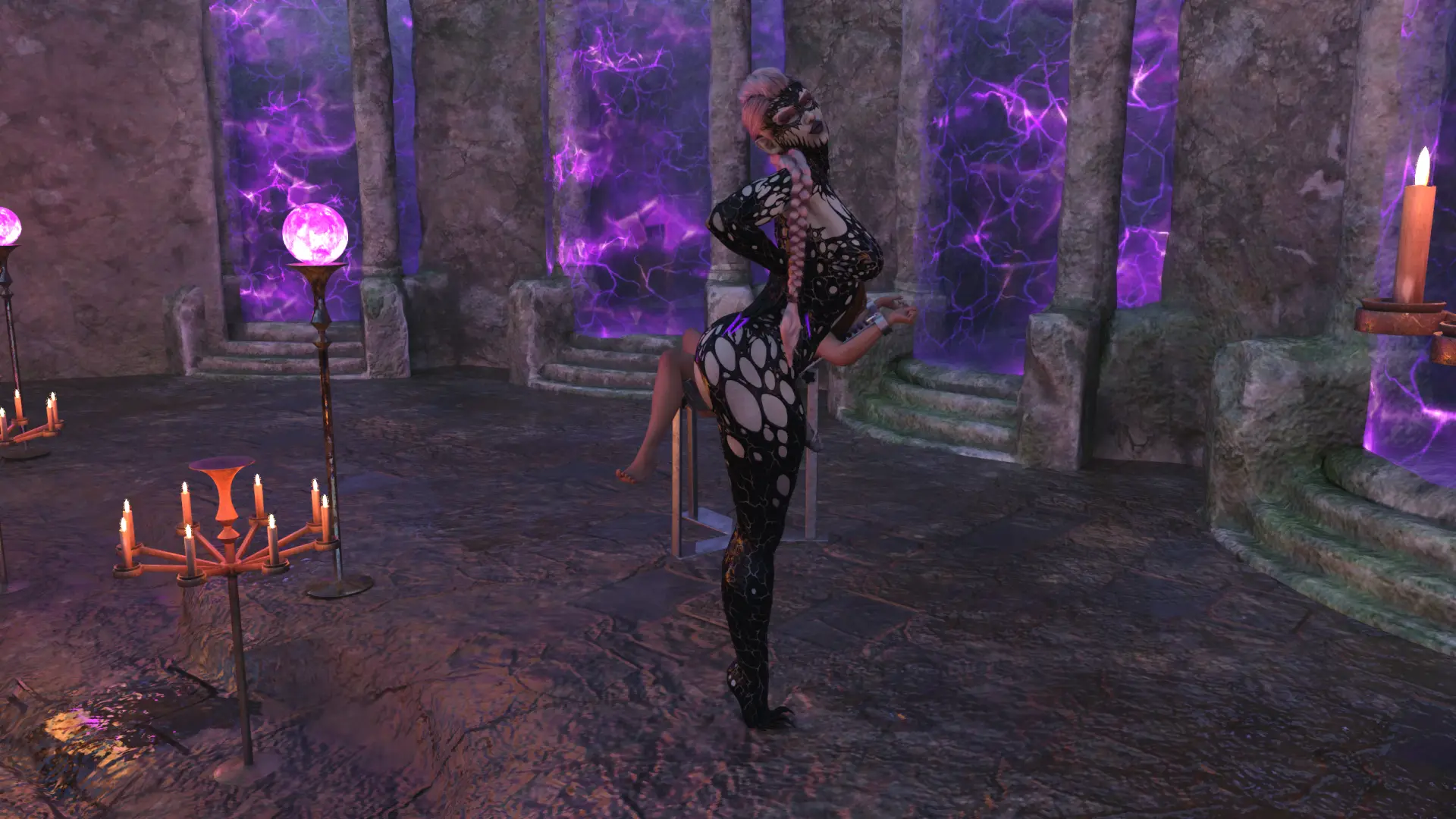 Sorceress In the Sinful Silkwood Yielding gameplay screenshot 15 (Ren'Py adult game) by Preacher of Y – free download