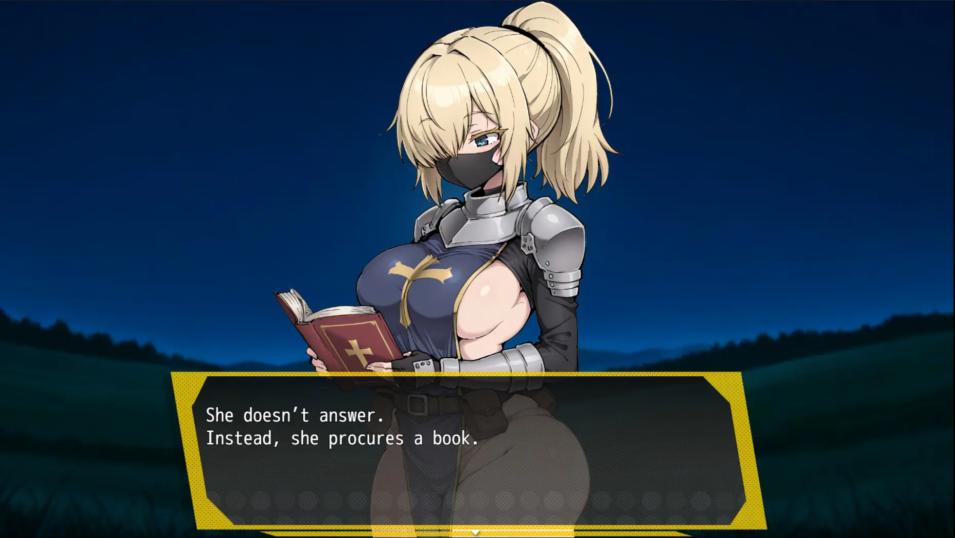 Conquest Femdom Frontlines gameplay screenshot 4 (RPGM adult game) by MitteyMew – free download
