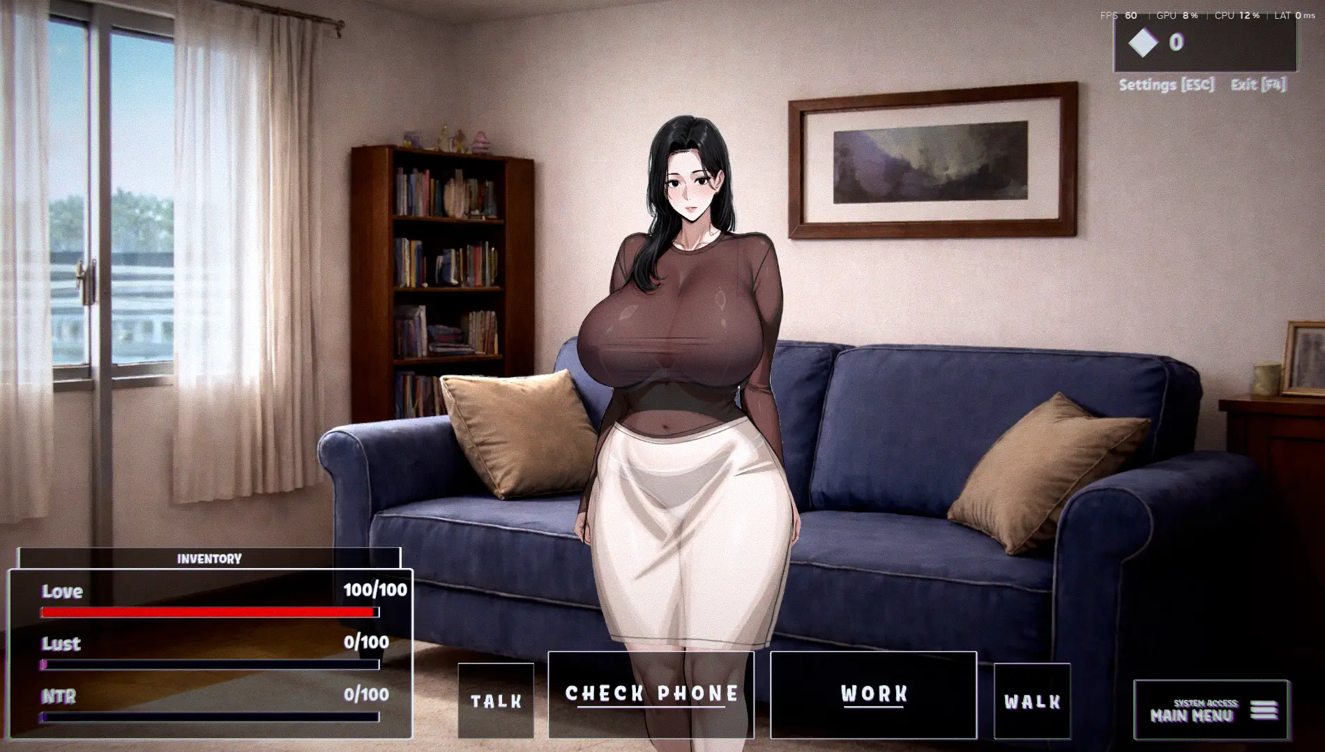 Mode: Life gameplay screenshot 8 (Unity adult game) by LORA – free download