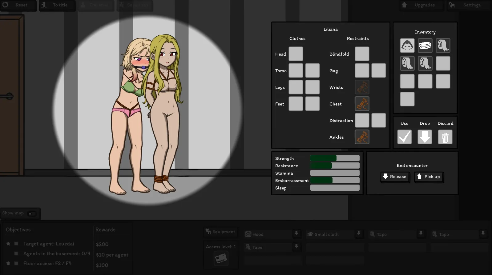 Code: ROPE gameplay screenshot 6 (Godot adult game) by DID Games – free download