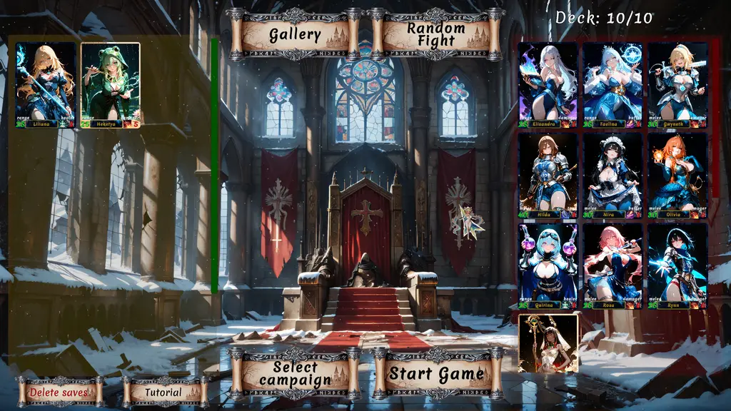 Harem Waifu Wars gameplay screenshot 2 (Unity adult game) by Haremarchos – free download