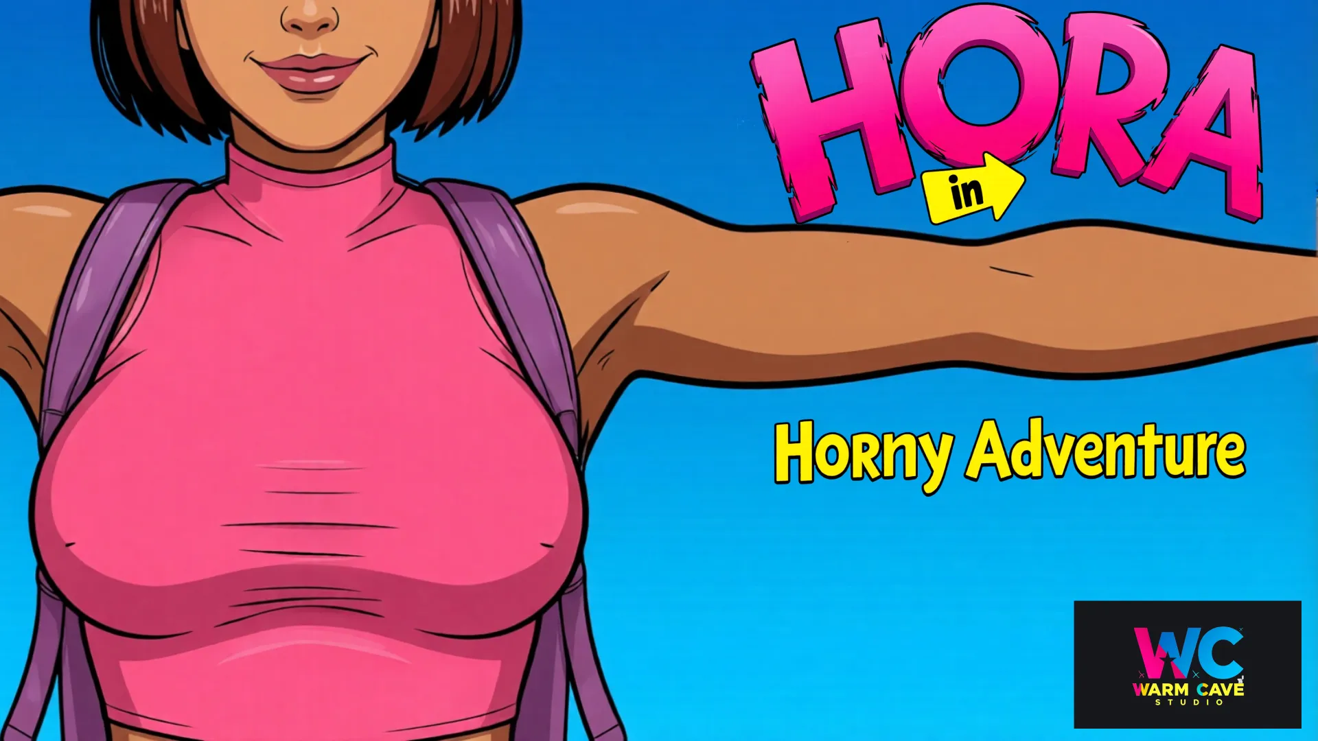 Hora in Horny Adventure cover 1.0 Public complete – Ren'Py adult game by WarmCave free download