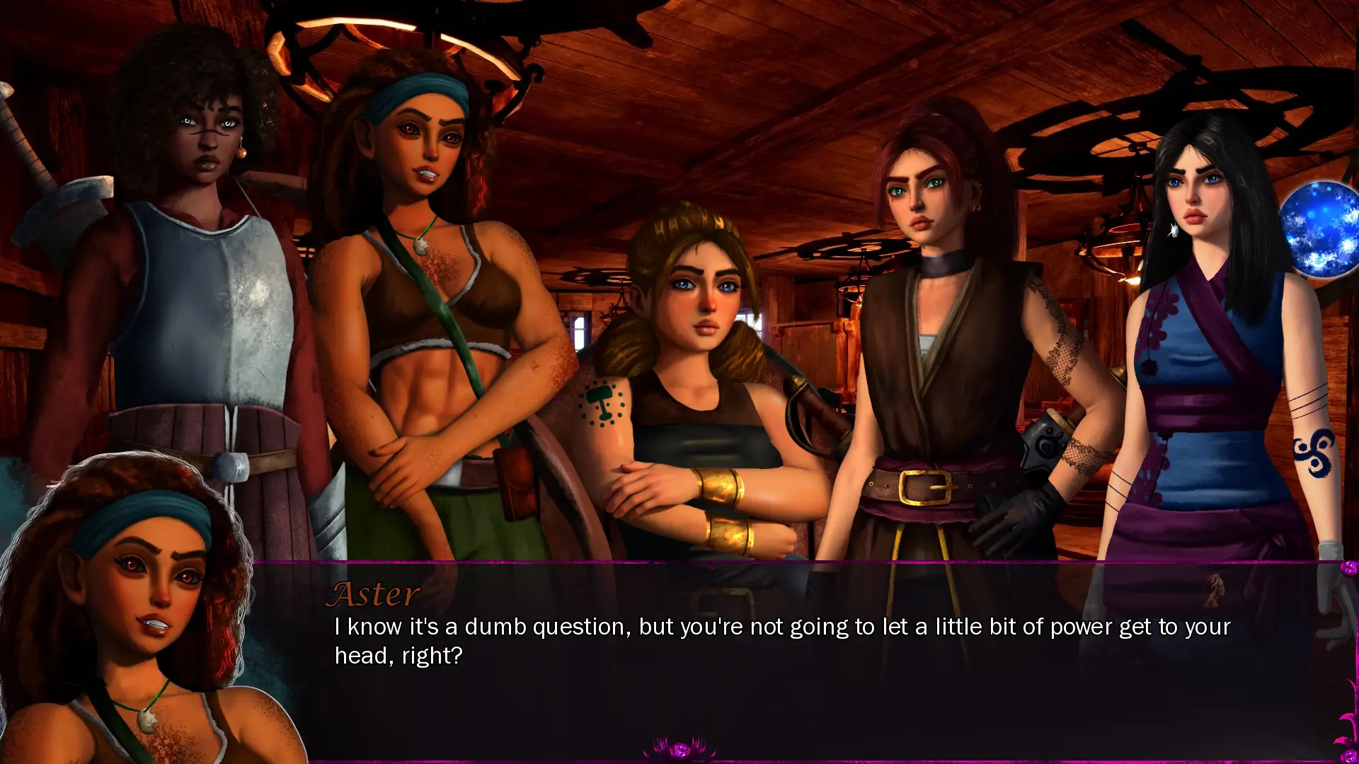 Champion of I: Luxuria gameplay screenshot 2 (Ren'Py adult game) by Idyllune – free download
