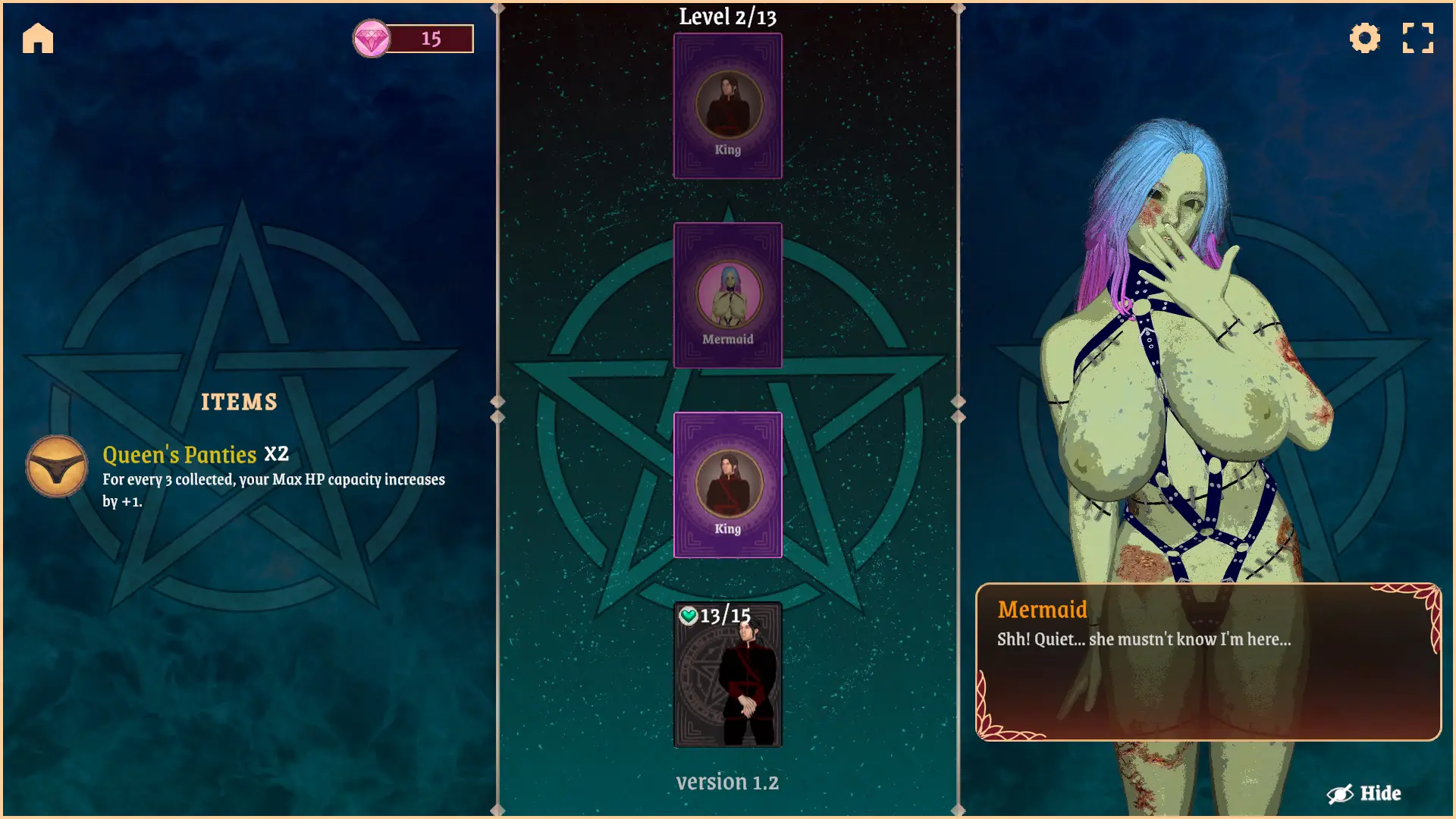 Crown of the Devil gameplay screenshot 17 (Unity adult game) by Lust And Roll – free download