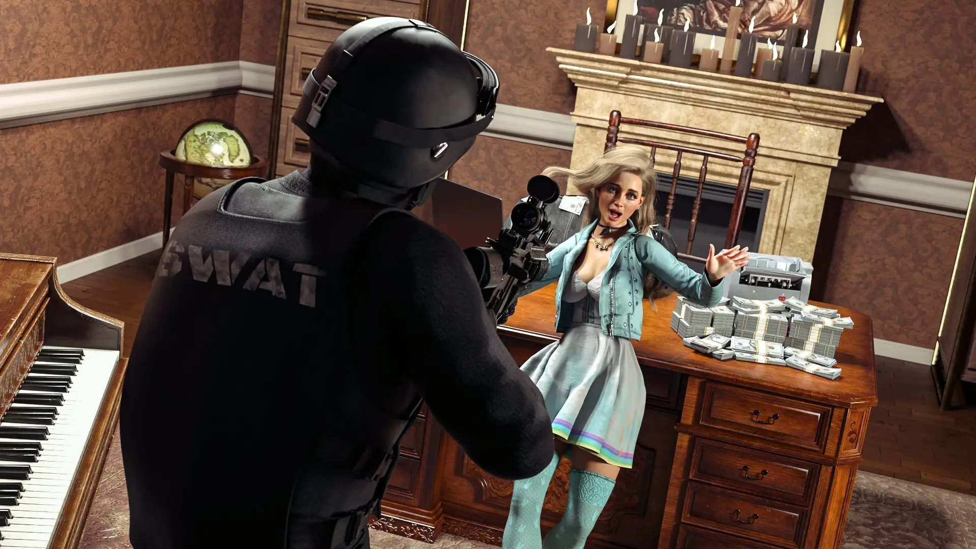 Viral Rivalz gameplay screenshot 9 (Ren'Py adult game) by ViralRivalz – free download