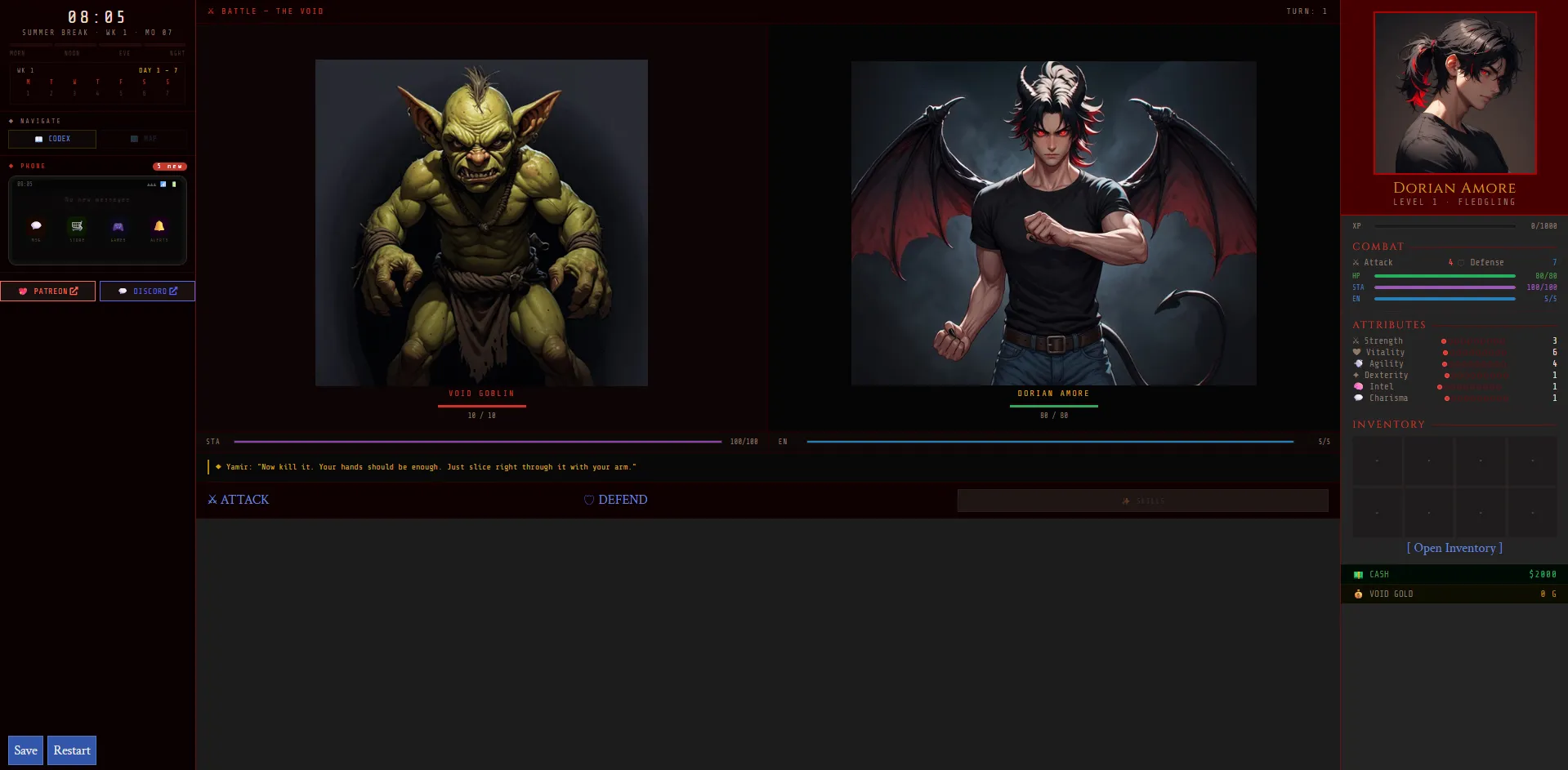 M.H.L.I. gameplay screenshot 4 (HTML adult game) by J.A.M. – free download