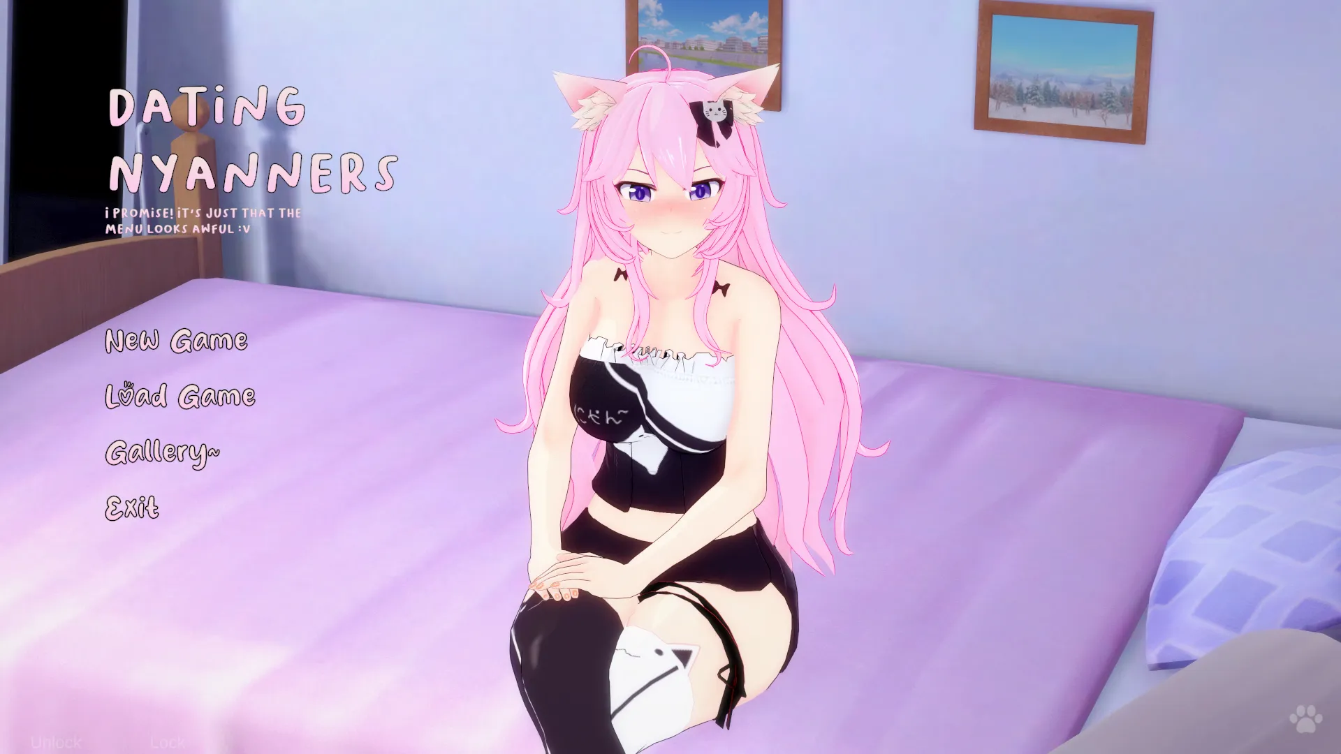 Dating Nyanners gameplay screenshot 4 (Unity adult game) by Derak21 – free download