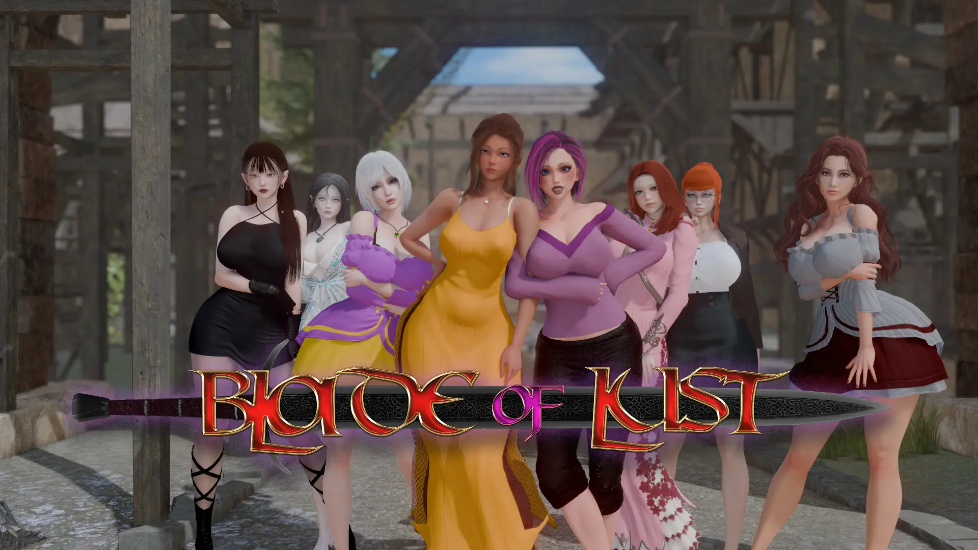 Blade of Lust cover 0.035 – RPGM adult game by One Heroic Man Studio free download