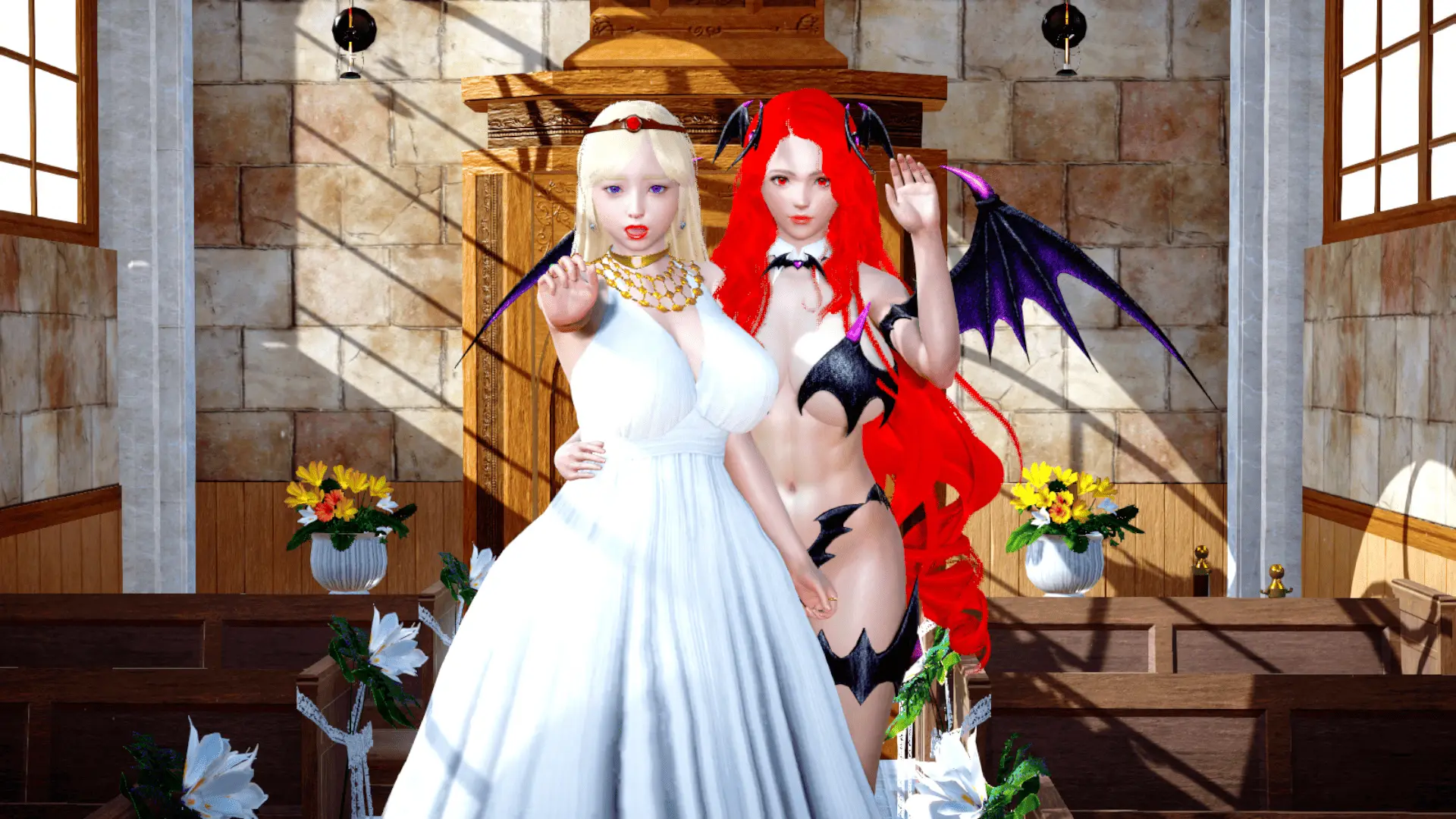 Separated by the Demon Queen cover Demo – RPGM adult game by Capky Games free download