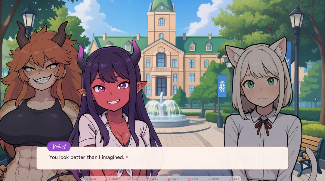 MonsterGirl Life : Love & Lust gameplay screenshot 3 (Ren'Py adult game) by HardStuckStudio – free download