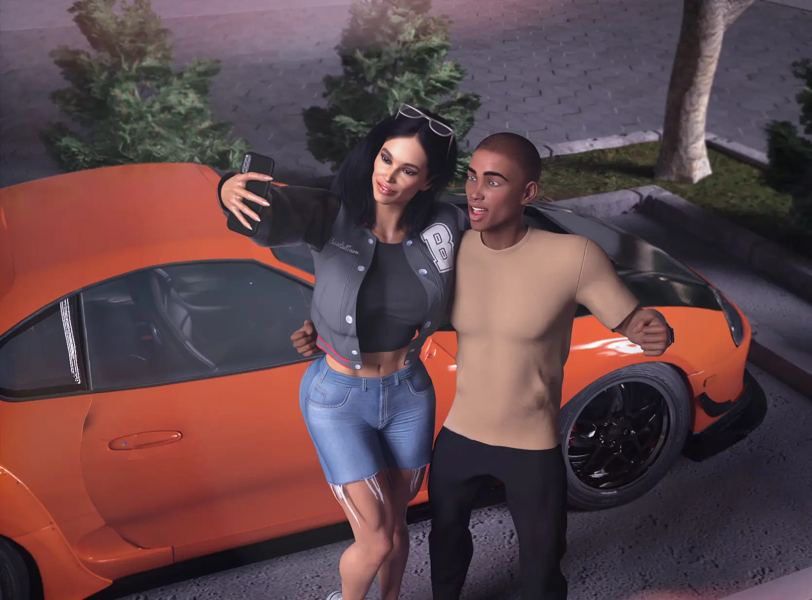 Unwritten Moments: Just One Time gameplay screenshot 2 (Ren'Py adult game) by LeaDev – free download