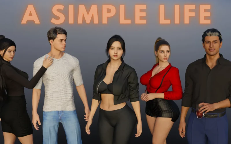 A Simple Life cover demo – Ren'Py adult game by DD Games free download