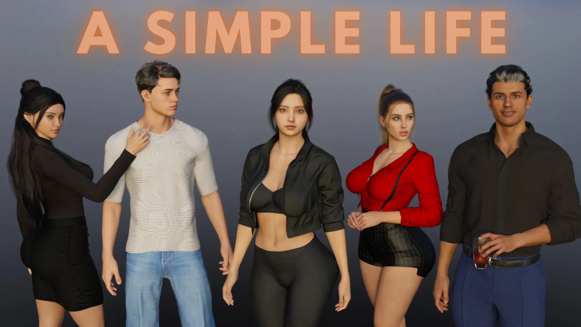 A Simple Life cover demo – Ren'Py adult game by DD Games free download