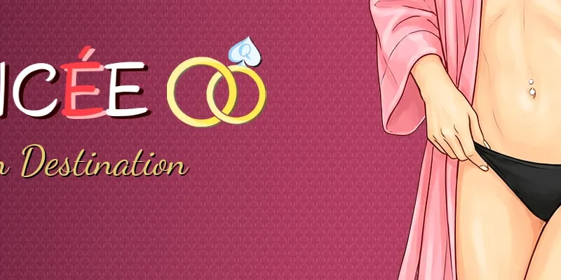 Fiancée: Forbidden Destination cover 0.4 Alpha – Ren'Py adult game by Bunny Devil free download