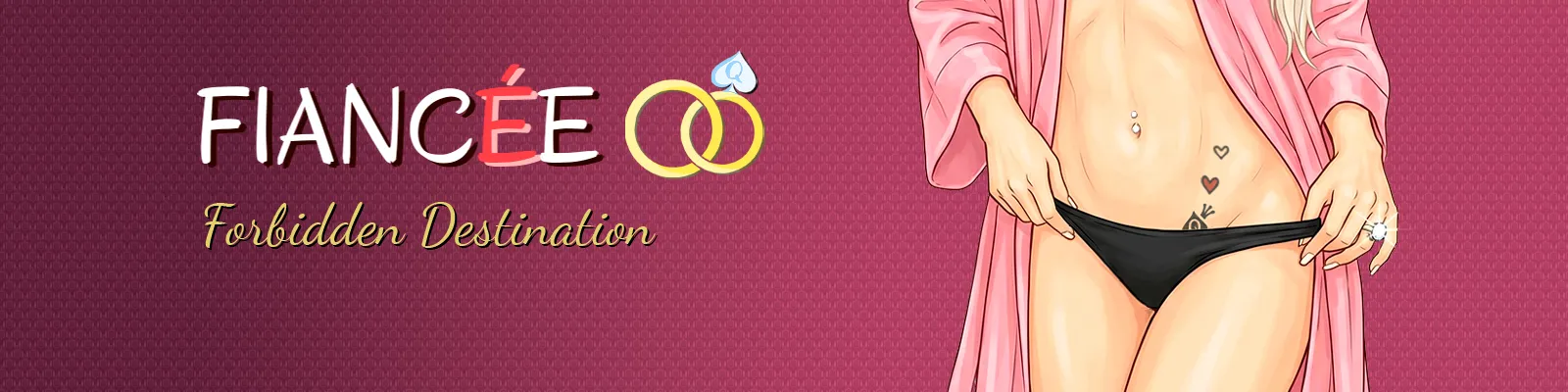 Fiancée: Forbidden Destination cover 0.4 Alpha – Ren'Py adult game by Bunny Devil free download