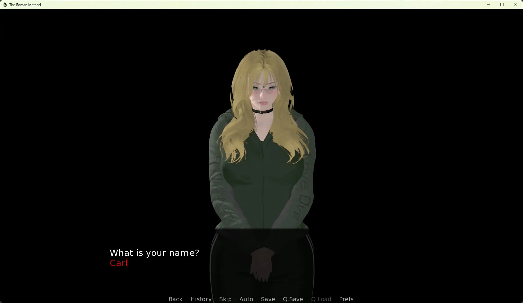 The Roman Method: To Be a Vampire Lord gameplay screenshot 1 (Ren'Py adult game) by Infinite Drift Studios – free download