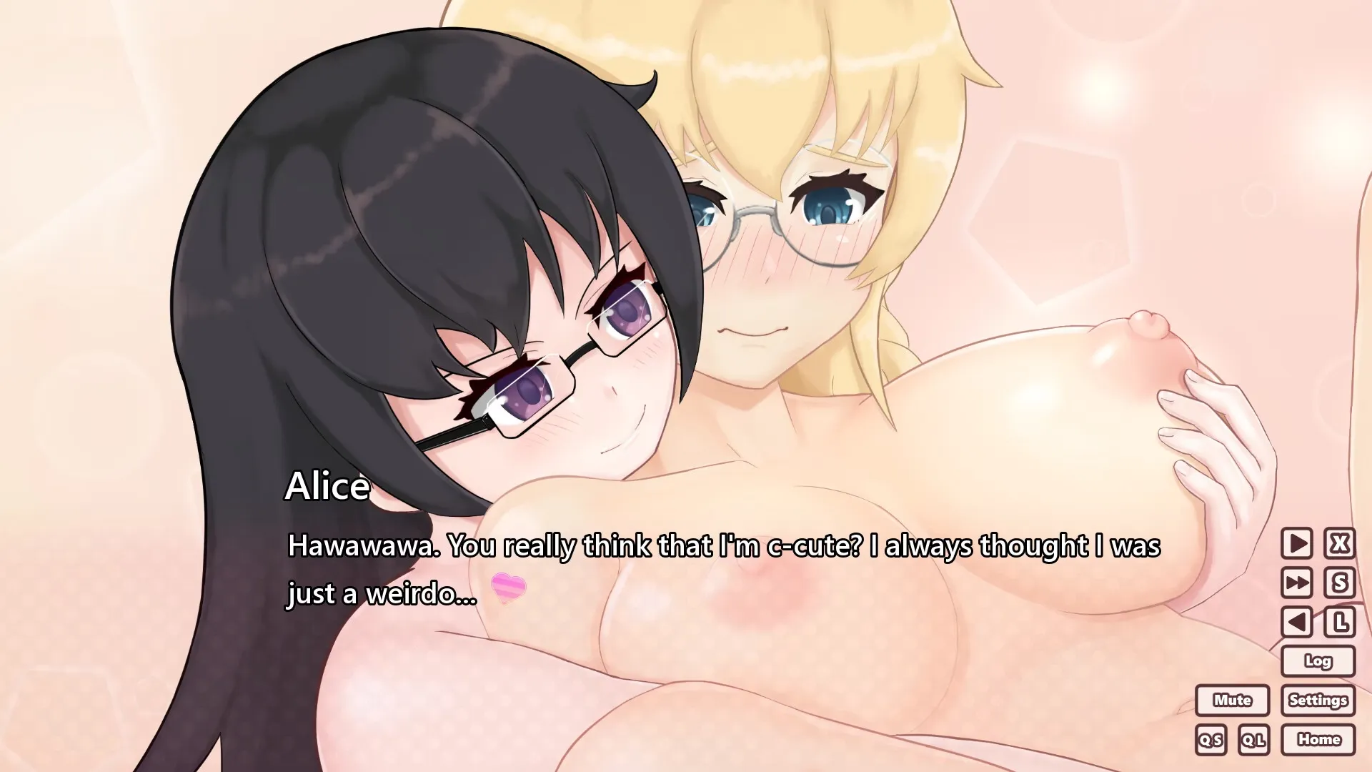 Exhibition of the Heart gameplay screenshot 2 (Ren'Py adult game) by YuriEureka – free download