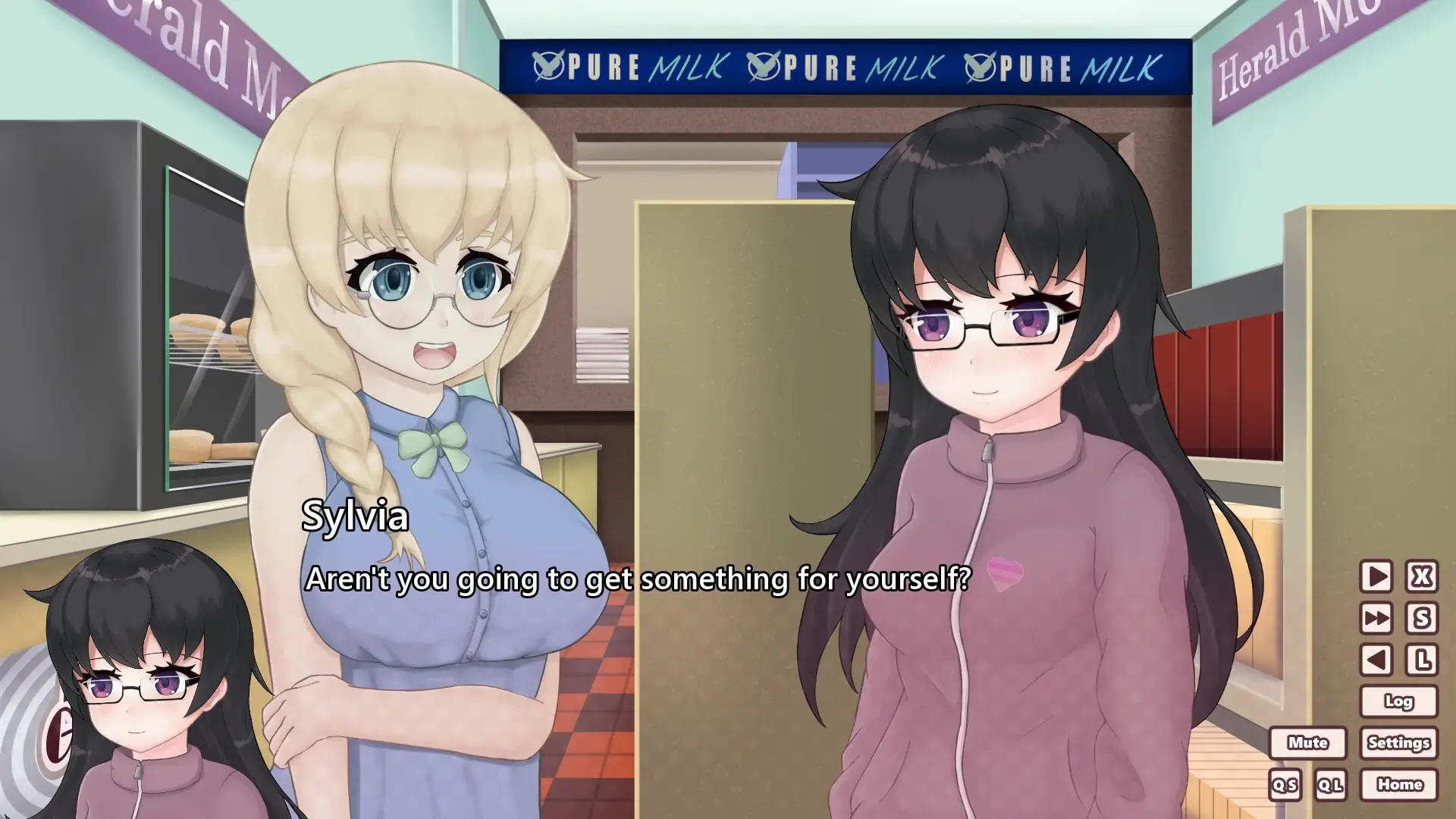 Exhibition of the Heart gameplay screenshot 5 (Ren'Py adult game) by YuriEureka – free download