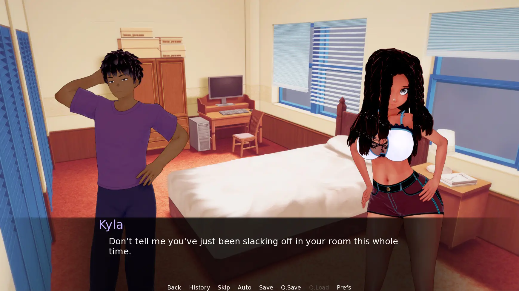 Lisa’s Desires gameplay screenshot 3 (Ren'Py adult game) by OryxMoon – free download